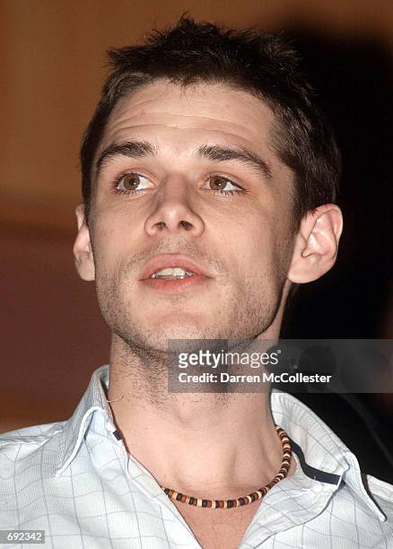 Actor Kenny Doughty attends a press conference for the premiere of the movie "Crush" January 17, 2002 at the Sundance Film Festival in Park City, UT.