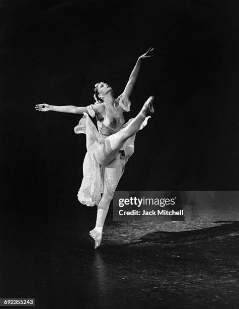 Suzanne Farrell in New York City Ballet's production of George Balanchine's "Don Quixote" in 1963.