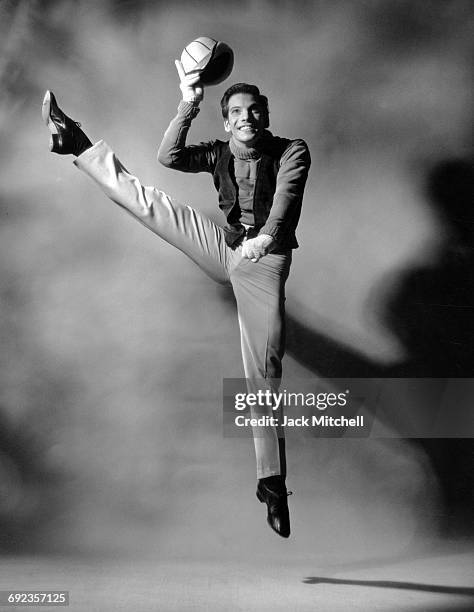 American Ballet Theatre dancer William Glassman in "Wind in the Mountains", 1966.