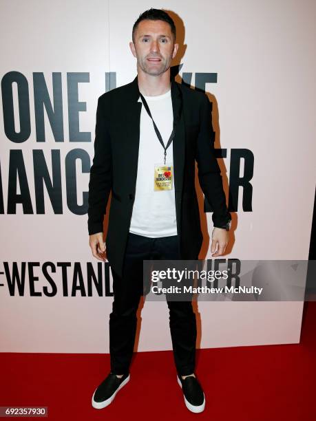 Robbie Keane during the One Love Manchester concert at Old Trafford Cricket Ground Cricket Club on June 4, 2017 in Manchester, England.