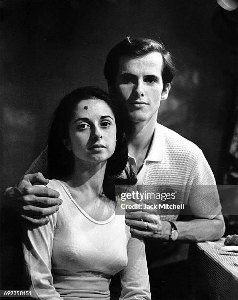 Harkness Ballet dancers Helgi Tomasson and his wife Marlene Rizzo, 1966.