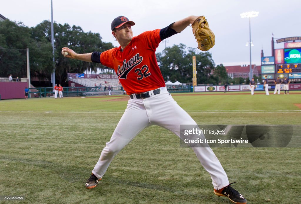 NCAA BASEBALL: JUN 03 Tallahassee Regional - Tennessee Tech v Auburn