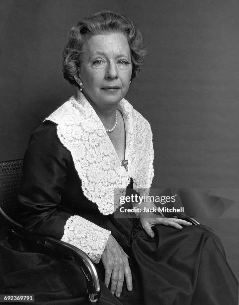 Choreographer Agnes de Mille photographed in December 1965.