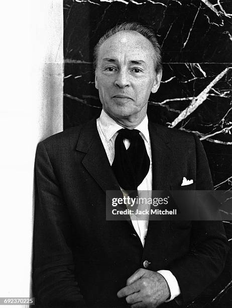 Choreographer George Balanchine photographed in September, 1964.