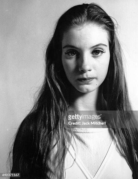 Future New York City Ballet dancer Suzanne Farrell photographed in 1961 when she was a student at the School of American Dance in New York City.