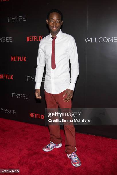 Actor Jeremy Tardy arrives at Netflix's 'Dear White People' FYC event at Netflix FYSee Space on June 4, 2017 in Beverly Hills, California.