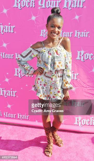 Liv Simone attends Rock Your Hair Presents "Rock Your Summer" Party and Concert on June 3, 2017 in Los Angeles, California.
