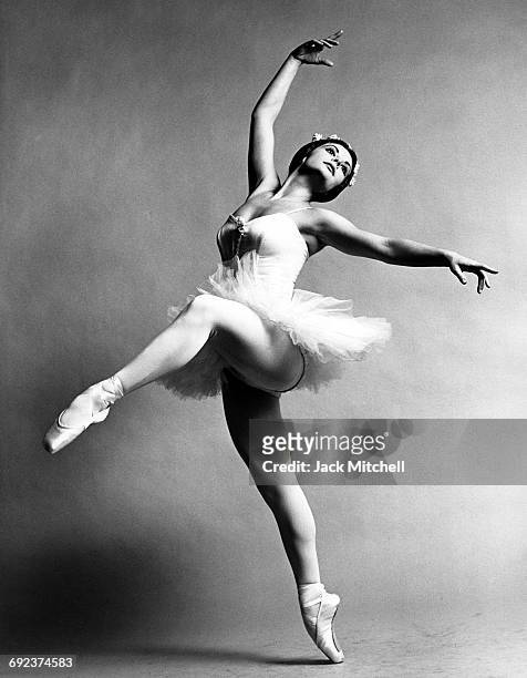 American Ballet Theatre dancer Mary Gelder in "Etudes", 1962.