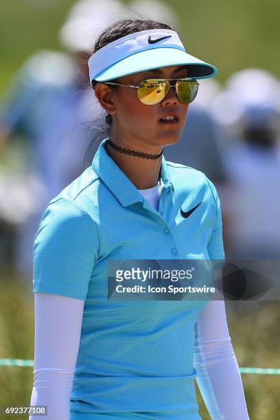 Michelle Wie during the first round of the LPGA Shoprite Classic on June 02 at Stockton Seaview Hotel and Golf Club in Galloway, NJ.