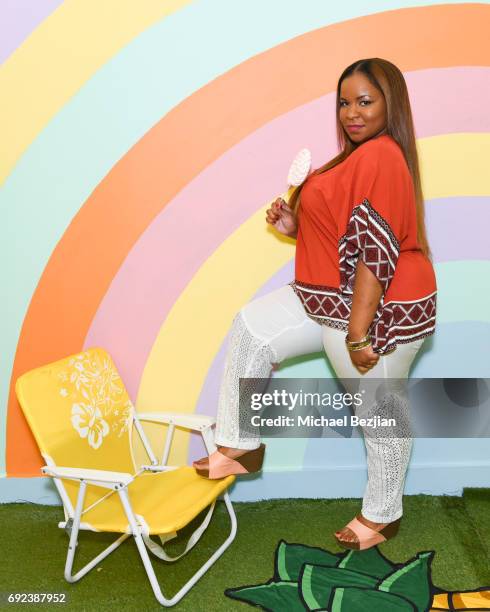 Marchel'le Hayes @thecurvyslayer #xeharcury Xehar Launches #AConfidentYou Curvy Line Competition on June 3, 2017 in Los Angeles, California. Winner...