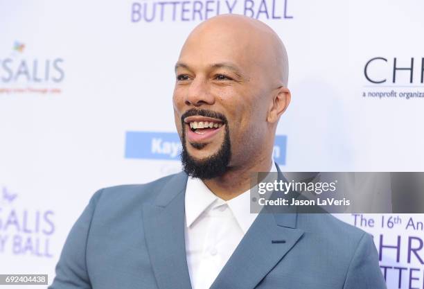 Actor/rapper Common attends the 16th annual Chrysalis Butterfly Ball on June 3, 2017 in Brentwood, California.