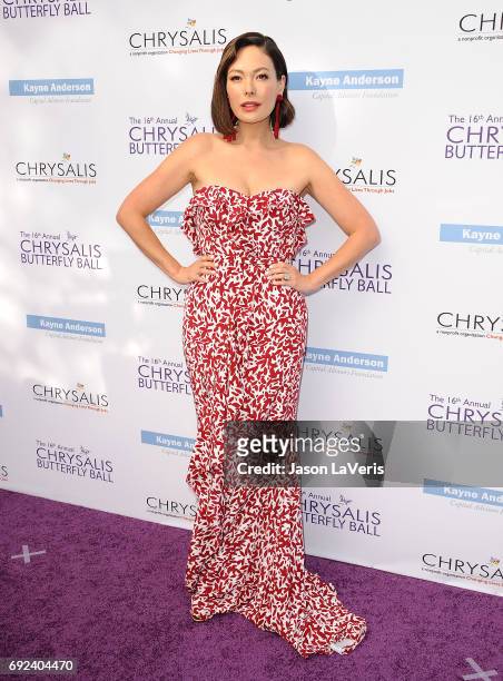 Actress Lindsay Price attends the 16th annual Chrysalis Butterfly Ball on June 3, 2017 in Brentwood, California.