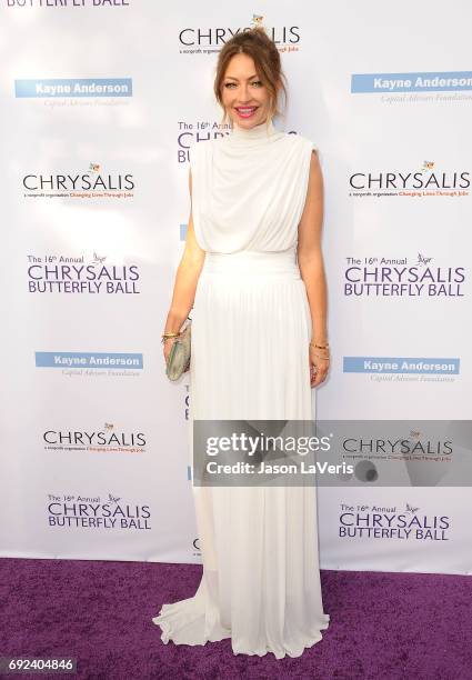 Actress Rebecca Gayheart attends the 16th annual Chrysalis Butterfly Ball on June 3, 2017 in Brentwood, California.