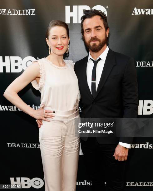 Actors Carrie Coon, Nora Durst and Justin Theroux, Kevin Garvey attend HBO's "The Leftovers" - FYC on June 4, 2017 in Los Angeles, California.