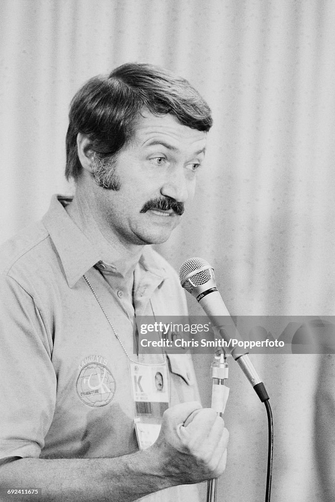 Bela Karolyi At XXIII Summer Olympics