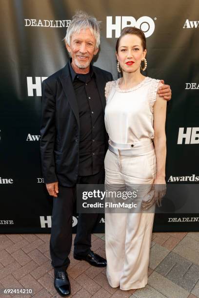 Actors Scott Glenn, Kevin Garvey, Sr. And Carrie Coon, Nora Durst arrive at HBO's "The Leftovers" - FYC on June 4, 2017 in Los Angeles, California.