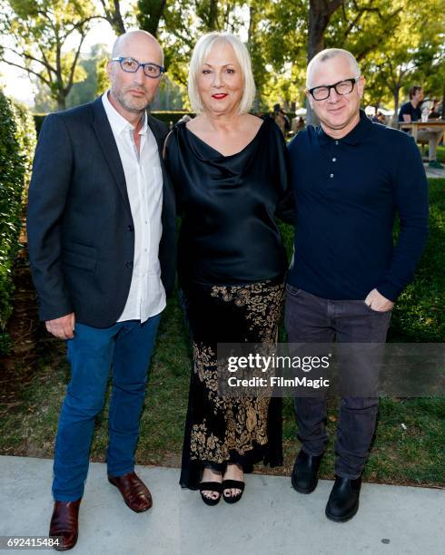 Tom Spezialy, Executive Producer, Writer, Mimi Leder, Executive Producer, Director and Tom Perrotta, Executive Producer, Co-Creator arrive at HBO's...