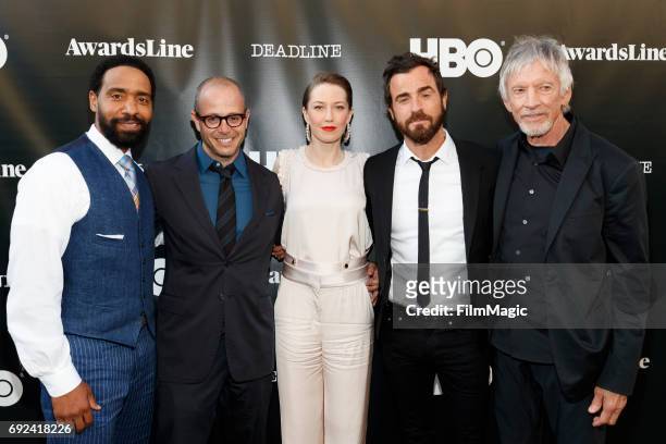 Actor Kevin Carroll, John Murphy, Damon Lindelof, Executive Producer, Co-Creator and actors Carrie Coon, Nora Durst, Justin Theroux, Kevin Garvey and...