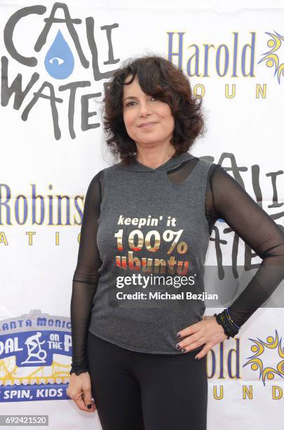 Joyce Hyser Robinson attends Pedal On The Pier at Santa Monica Pier on June 4, 2017 in Santa Monica, California.