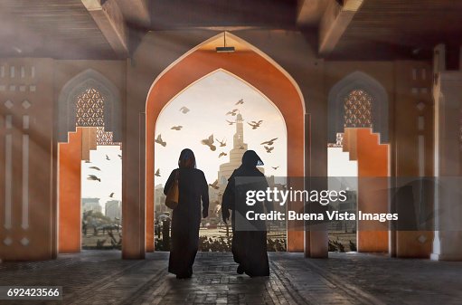 Two arab women in a suck Two arab women in a suck