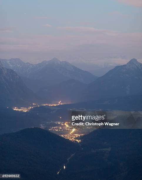 bavaria alps - herzogstand - sorglos stock pictures, royalty-free photos & images