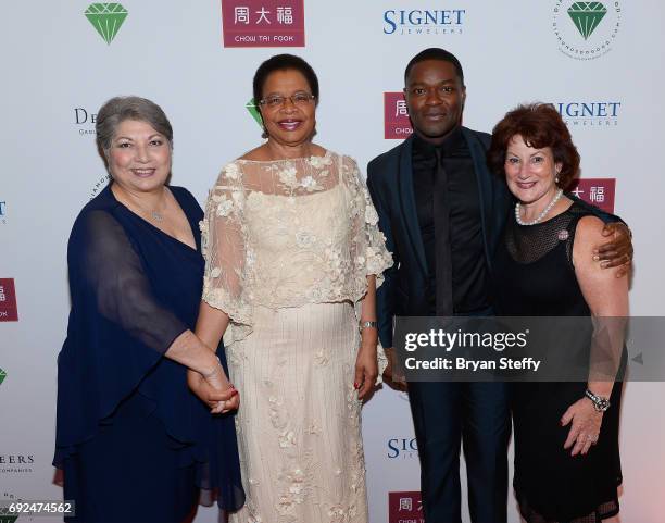 Diamond Empowerment Fund Board of Director President Gemological Institute of America Anna Martin, humanitarian Graca Machel, actor David Oyelowo and...