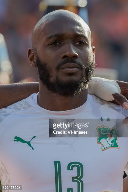 Giovanni Sio of Ivory Coastduring the friendly match between The Netherlands and Ivory Coast at the Kuip on June 4, 2017 in Rotterdam, The Netherlands