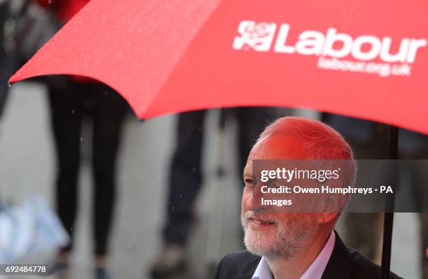 Labour leader Jeremy Corbyn visits the Hemlington Detached Youth Work Project in Middlesbrough on the General Election campaign trail.