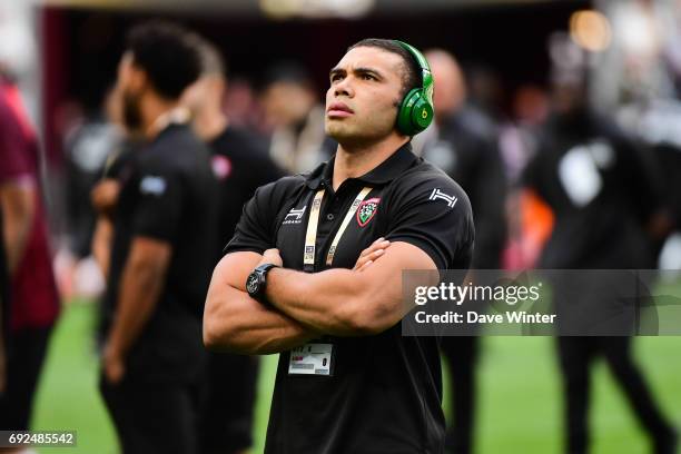 Bryan Habana of Toulon before the Top 14 Final between RC Toulon and Clermont Auvergne at Stade de France on June 4, 2017 in Paris, France.