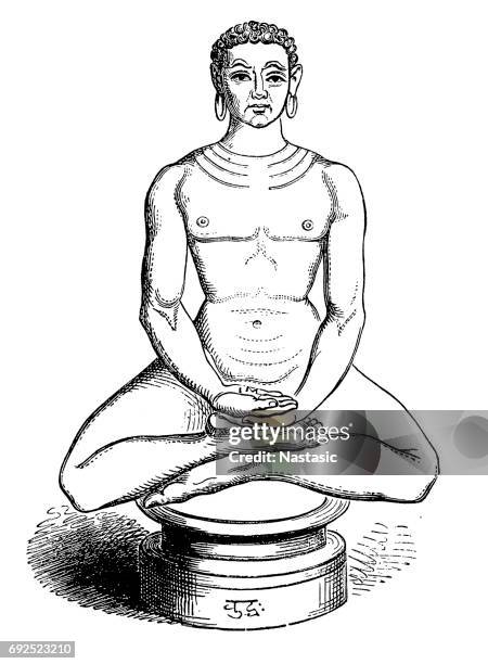 buddha - salsa stock illustrations
