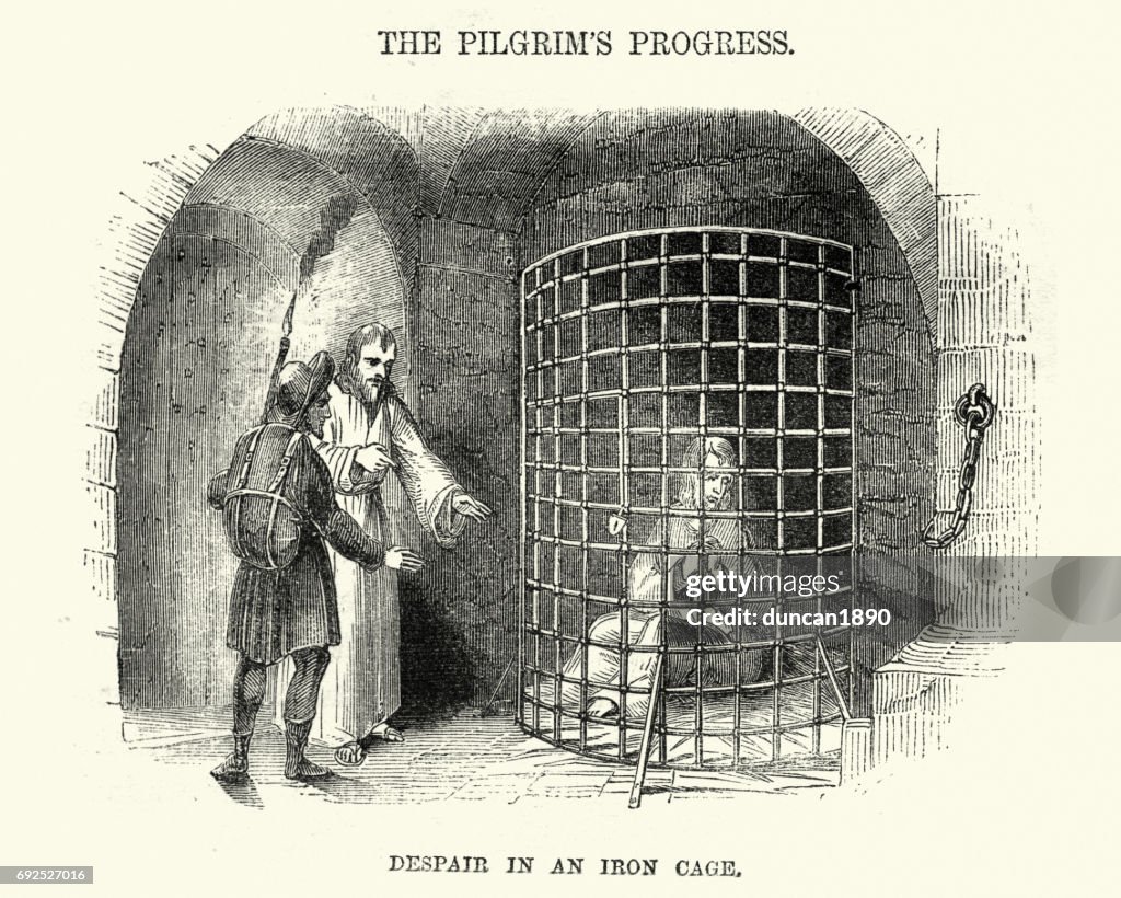 The Pilgrim's Progress - Despair in an iron cage