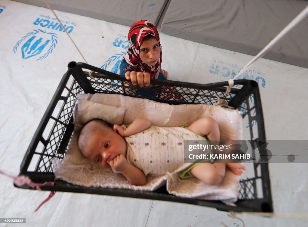 IRAQ-CONFLICT-MOSUL-DISPLACED