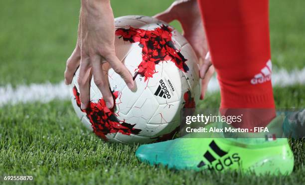 General view of the match ball during the FIFA U-20 World Cup Korea Republic 2017 Quarter Final match between Mexico and England at Cheonan Baekseok...