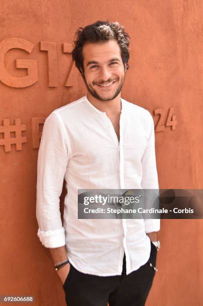 Singer Amir Haddad attends the 2017 French Tennis Open - Day Nine at Roland Garros on June 5, 2017 in Paris, France.