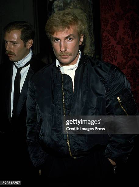 Fashion Designer Claude Montana circa 1983 in New York City.