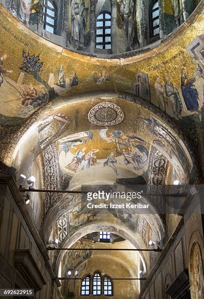 st savior in chora church,ä±stanbul,turkey - stanbul stock pictures, royalty-free photos & images