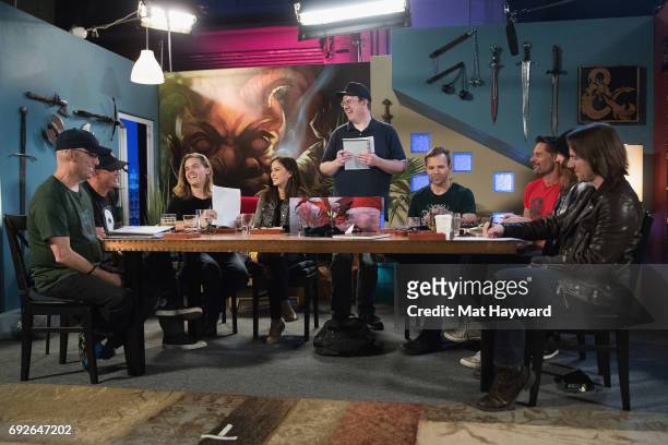 Matthew Lillard, Dylan Sprouse and Joe Manganiello help unveil the new Dungeons & Dragons storyline, 'Tomb of Annihilation' during a live streaming...