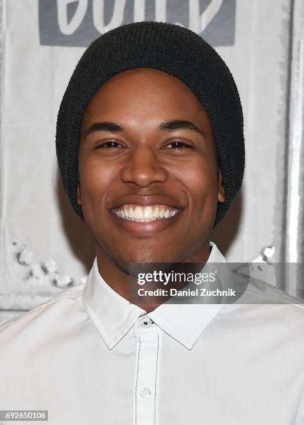 Kelvin Harrison Jr attends the Build Series to discuss the new film 'It Comes at Night' at Build Studio on June 5, 2017 in New York City.