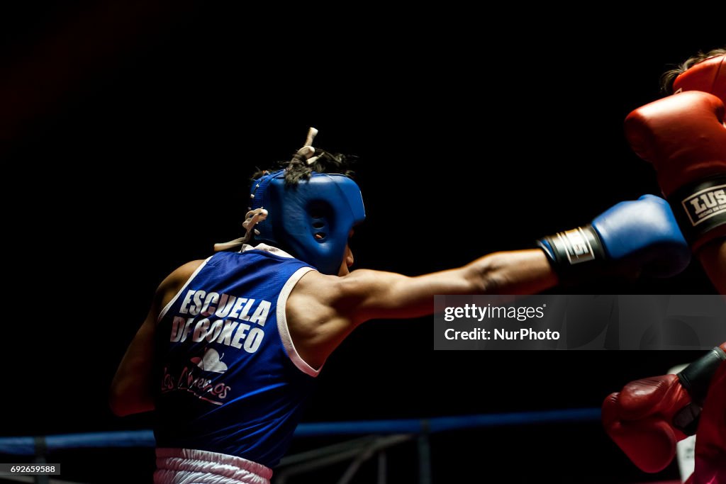 Open Boxing at the Osorno Club Mexico