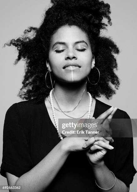 Actress Zazie Beetz is photographed at the 76th Annual Peabody Awards at Cipriani Wall Street on May 20, 2017 in New York City.