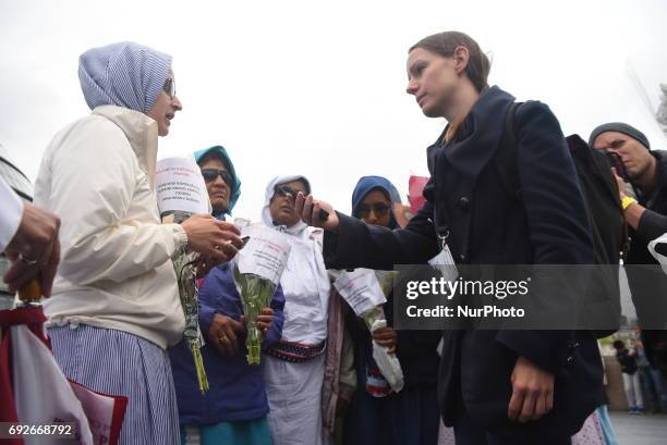 Vigil took place to honour the victims of the London Bridge terror attack, hosted by Mayor of London, Sadiq Khan, London on June 5, 2017. The Vigil...