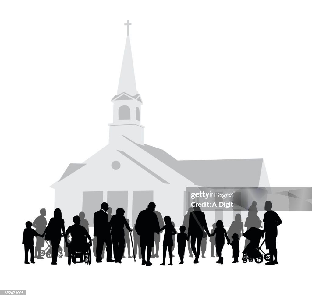 Congregation Graphics Church Community Gathering High-Res Vector Graphic - Getty Images