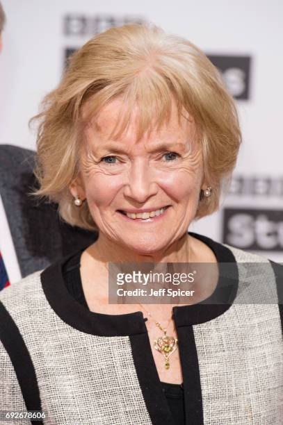 Glenys Kinnock attends the Ronnie Barker comedy lecture with Ben Elton at BBC Broadcasting House on June 5, 2017 in London, England.