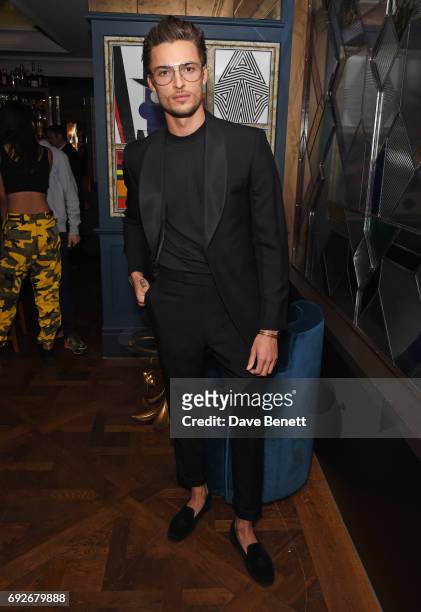 Harvey Newton-Haydon attends the Wonderland Summer Issue dinner hosted by Madison Beer at The Ivy Soho Brasserie on June 5, 2017 in London, England.