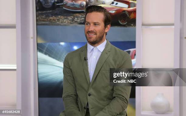 Armie Hammer on Monday, June 5, 2017 --