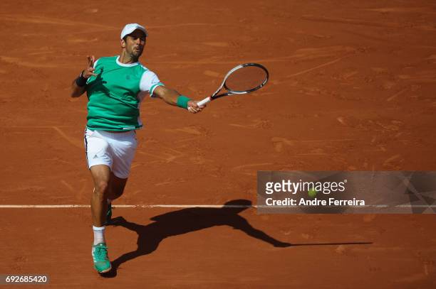 Fernando Verdasco of Spain during the day 9 of the French Open at Roland Garros on June 5, 2017 in Paris, France.