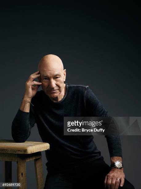 Actor Patrick Stewart is photographed for Variety on April 7 in Los Angeles, California.