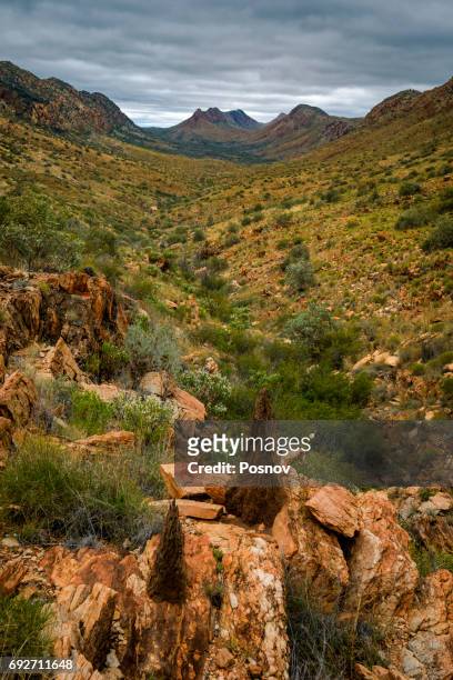 west macdonnell ranges - alice springs stock pictures, royalty-free photos & images