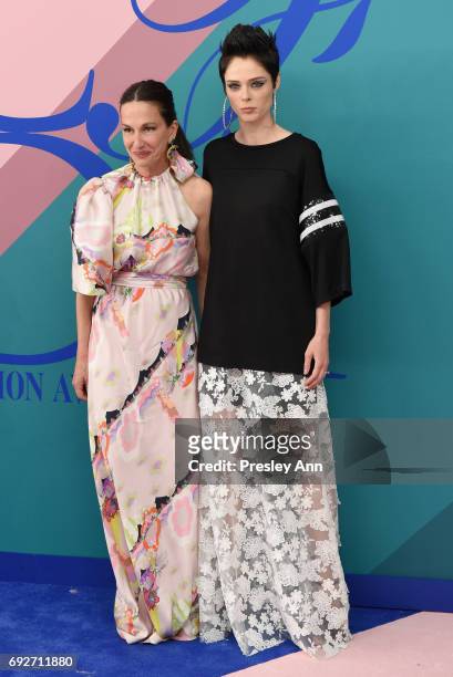 Designer Cynthia Rowley and model Coco Rocha attend the 2017 CFDA Fashion Awards at Hammerstein Ballroom on June 5, 2017 in New York City.