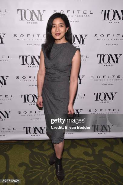 Mimi Lien attends the Tony Honors Cocktail Party presenting the 2017 Tony Honors for excellence in the theatre and honoring the 2017 special award...